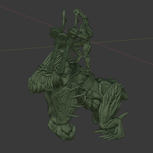 Gnaar L'Oxen for Cannibal Chickens 3D model