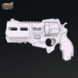 02-wrung-cyberpunk-revolver-scifi-3d-model-futuristic.jpg Wrung 01 Cyberpunk Revolver Prop STL 3dmodel