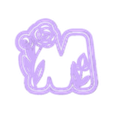 m (1).stl Buchstabe M Mum