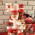 SpiceRack.jpeg Spinning Countertop Kitchen Spice Rack STL Files from Noslen Fusion Arts