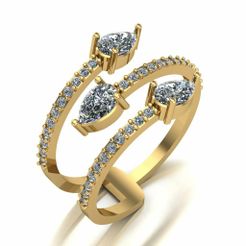 CRing00018.jpg STL file Ring 018・3D printable model to download