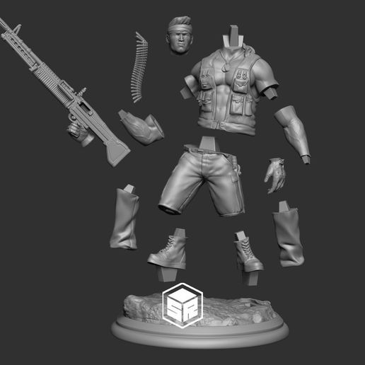 Download file Soldier • 3D print template ・ Cults