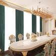 Classic-Dinning-Room-01-White-6.jpg Classic Dinning Room 01 White and Gold