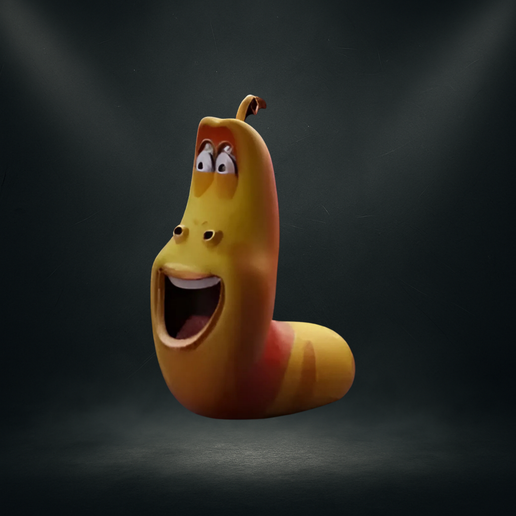 🪱 Yellow Worm Larva Series・ STL File for 3D printing・Cults