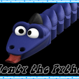 Monty-the-Python-1.png Flexi print in place ! Economy Set ! Octo, Octo 2, Monty & Nessie !