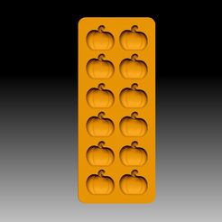 PumpkinKit.jpg Archivo STL KIT CALABAZA BOMBA DE BAÑO CONFETI MICRO MINI MULTI MOLDES・Objeto para impresora 3D para descargar