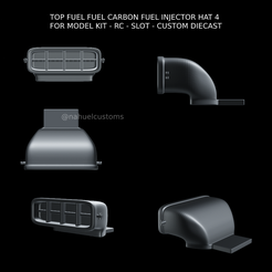 Proyecto-nuevo-2023-05-24T183420.818.png Fichier STL TOP FUEL CARBON FUEL INJECTOR HAT 4 FOR MODEL KIT - RC - SLOT - CUSTOM DIECAST・Modèle imprimable en 3D à télécharger