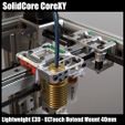SolidCore CoreXxY SolidCore Lightweight Hotend Mount with BLTouch Offset Mounting Bracket