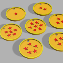 Free STL file DRAGON BALL SPHERES - CHRISTMAS 🐉・3D printer model
