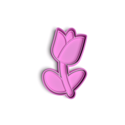 flor.png Fichier STL emporte-pièces tulipe / Emporte-pièces tulipe・Idée pour impression 3D à télécharger