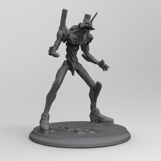 Evangelion - Unit 01 Full Body Statue 3D model