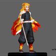 11.jpg 3D file RENGOKU KIMETSU NO YAIBA ANIME STATUE CHARACTER・3D printer design to download