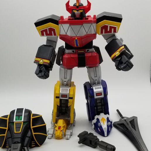 3D print POWER RANGERS DINO MEGAZORD • made with Form 2・Cults