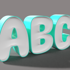 Render.png LedBox Font - Alphabet Collection - Letters and number boxes - No. 19