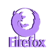 FireFox-Logo-Text.stl Firefox Logo