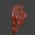 LION_29.png Lion Head Keyholder and wall decoration