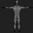8.png Male Body Base in T-Pose