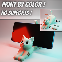 1.png Файл STL ОПЕРАТОР МОБИЛЬНОЙ СВЯЗИ КОШКА・Модель 3D-принтера для скачивания