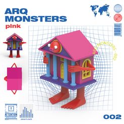 NICO-CASITAS_Mesa-de-trabajo-1.jpg monster house collectible model to assemble 002 pink
