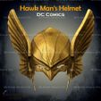 1.jpg Hawkman Helmet From DC Comics - Fan Art 3D print model