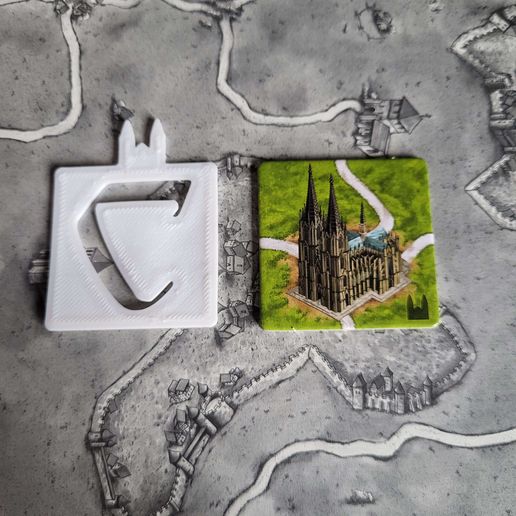Carcassonne divider: German Cathedrals 3D model