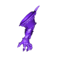 SaurusSTARLEFTARM.stl STL file FANTASY FOOTBALL LIZARD STAR PLAYER・Template to download and 3D print