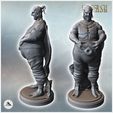 2.jpg Malevolent creature standing on a base with an obese belly and three-fingered hooked hands (11) - Medieval Fantasy Magic Feudal Old Archaic Saga 28mm 15mm