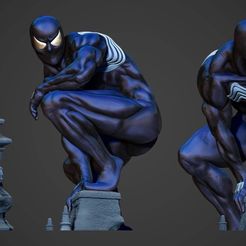 52pVvkpXyjM.jpg Fichier STL Costume noir de Spiderman・Objet pour impression 3D à télécharger