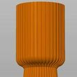 2.jpg Vase / Candle Holder 2in1 Rippeld modern 2023 Design (Ripples tapering)