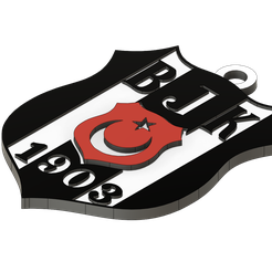 BJK-LOGO2-v3.png STL file BJK (BESIKTAS) 3D LOGO BY OK (COLOR PRINTABLE)・3D printer design to download