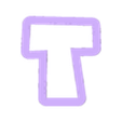 t_Low_case.stl Roblox - alphabet font - cookie cutter