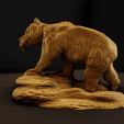 3.png Bear with salmon STL