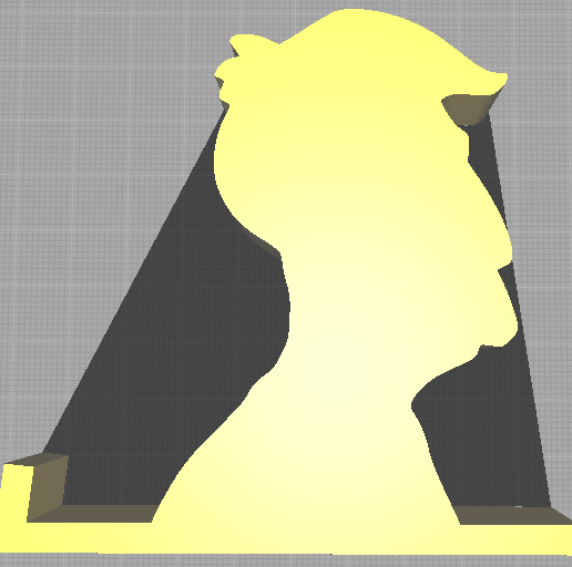 Soporte Silueta Skinner 3D model