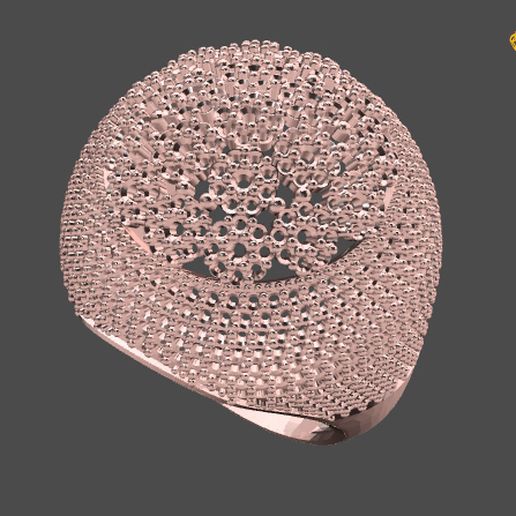 Gents Ring - STL READY 3D model