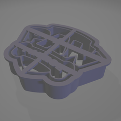 cortador_pawpatrol.png Archivo STL Paw Patrol Cookie Cutter・Modelo de impresora 3D para descargar