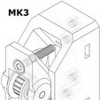 idler_mk3.png Y-belt holder and tensioner for MK3 and Bear MK2, MK2.5, and MK3