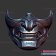 ghost_of_tsushima_mask_3d_print_stl_file_01.jpg Ghost of Tsushima Mask 3D print model