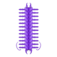 vertical - Giant Centipede.stl STL file ARTICULATED GIANT CENTIPEDE・3D printable model to download