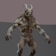 0011.png The Goat Man - rigged/posable [stl file included]