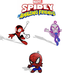 STL file Spidey and his amazing friends. Spidey and his amazing friends  🦸‍♂️・3D print model to download・Cults