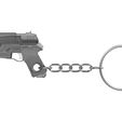 Fallout_10mm_Keychain_1.3179.jpg Keychain - 10mm Pistol - Fallout 4 - Printable 3d model - STL files