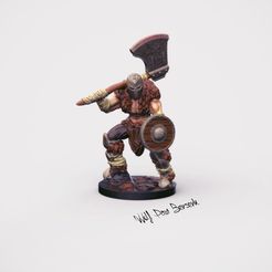 Berserker-32mm-Sebastiano-Di-Grazia.jpg 32mm miniature Wolf Paw Berserk