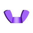 Nut-Butterfly-for-M4.STL Solder Spool Holder width Masked SLA 3D Printing Technology