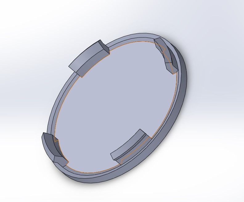 STL file Blank rim cap - scalable・3D print model to download・Cults