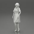 Girl-0007.jpg Beautiful Model Woman Wearing A Dress And High Heels 3D print model
