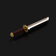 98307d4e-8c30-494c-a6ac-ee7aec1642bd.png Metin2 Ninja Dagger - level 0 (3D PRINT READY)