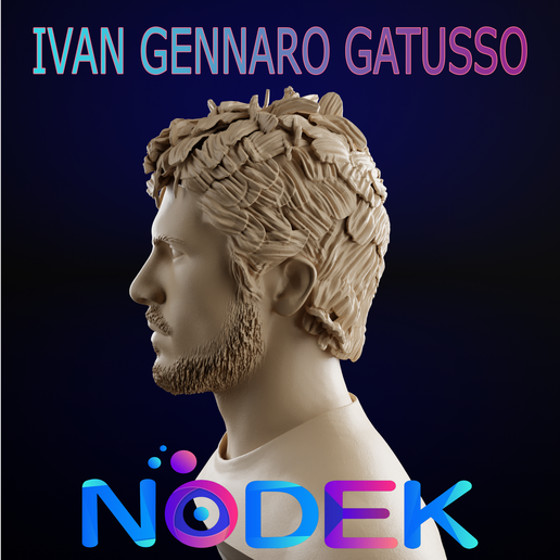 👤 Bust of Gennaro Gattuso - Passion and grit in the