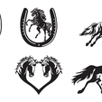 2019-02-19-2.png Vector Laser Cutting - 30 Draft Horses