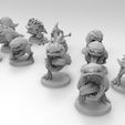 Squigs-Diorama-5.jpg Бесплатный STL файл Двуногие компакторы для мусора・Дизайн 3D-принтера для скачивания