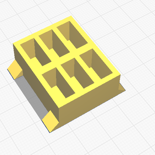 USB Holder 6X 3D model